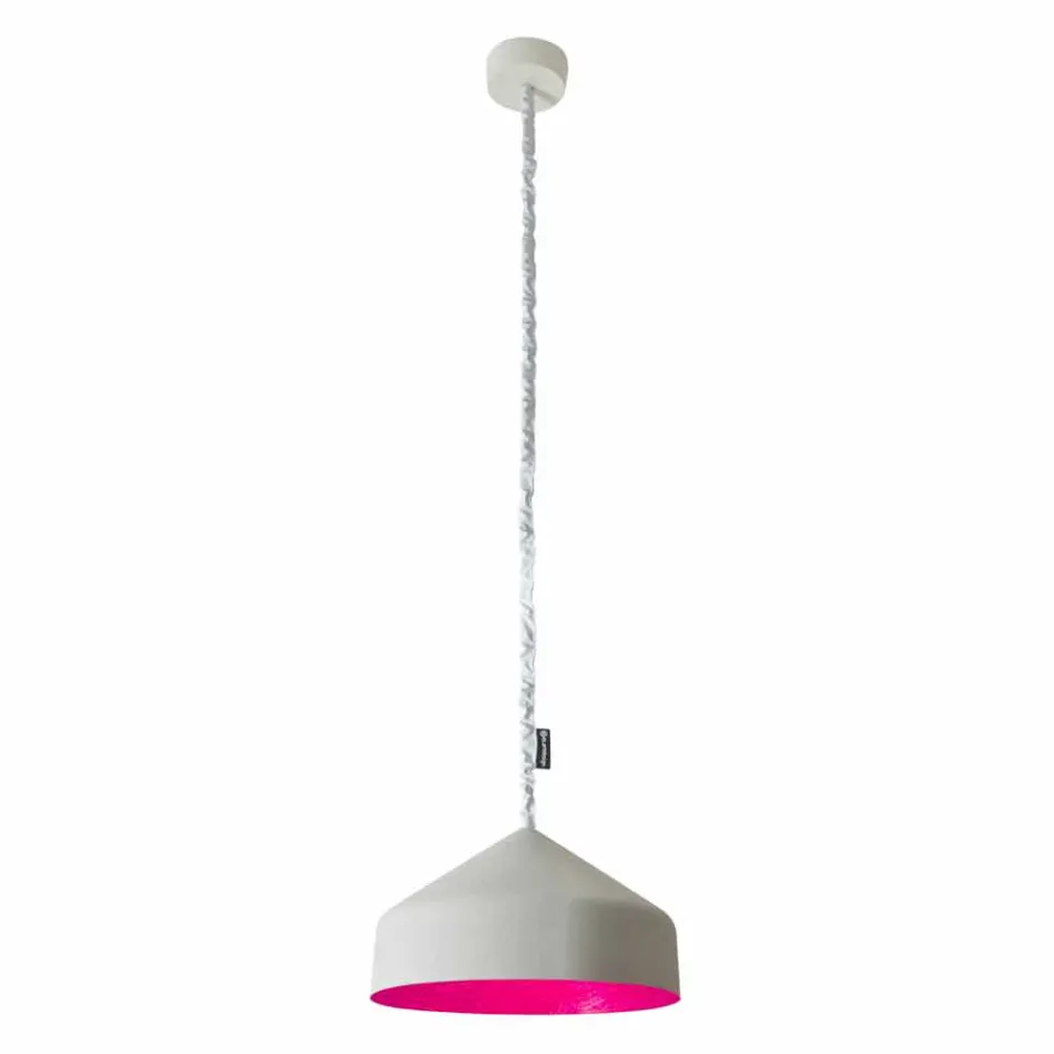 Współczesna lampa wisząca In-es.artdesign Cyrcus Painted cement Viadurini