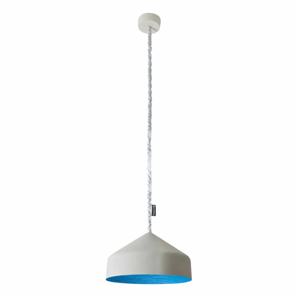 Współczesna lampa wisząca In-es.artdesign Cyrcus Painted cement Viadurini