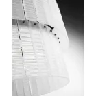 Nowoczesna lampa wisząca z luksusowego, ręcznie wykonanego szkła Made in Italy - Valadier Viadurini