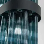 Nowoczesna lampa wisząca z luksusowego dmuchanego szkła Made in Italy - Maesta Viadurini