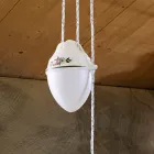 Ręcznie wykonana ceramiczna lampa wisząca w górę i w dół z Passanastri - Neapol Viadurini