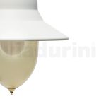 Zawieszana lampa zewnętrzna w stylu vintage z aluminium Made in Italy - Cassandra Viadurini