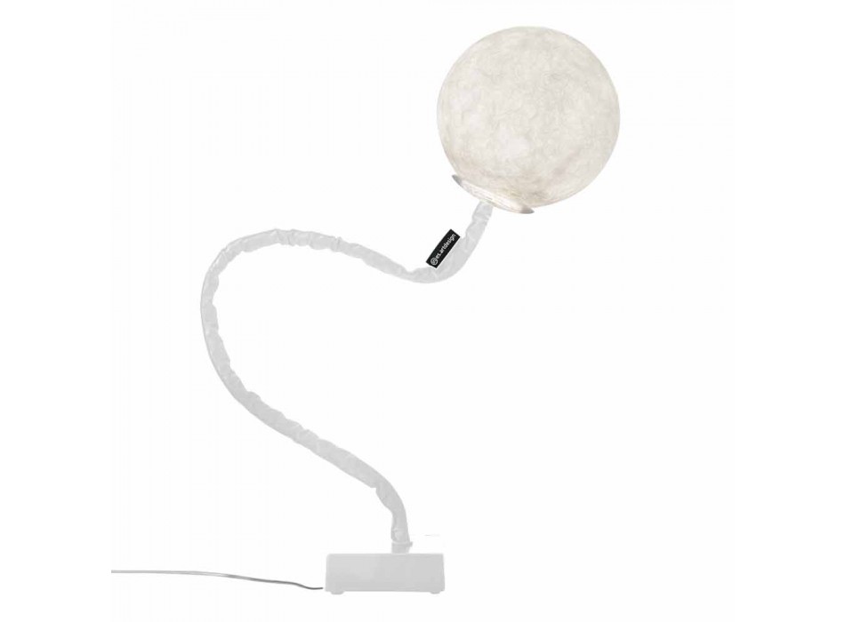 Elastyczna lampa podłogowa In-es.artdesign Micro Luna nebulitowa Viadurini