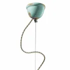 Styl retro Lampa ręcznie wisiorek Ferroluce Viadurini