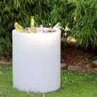 Lampa stołowa do projektowania zewnętrznego lub wewnętrznego z diodami LED, solarnymi lub E27 - Tamburostar Viadurini