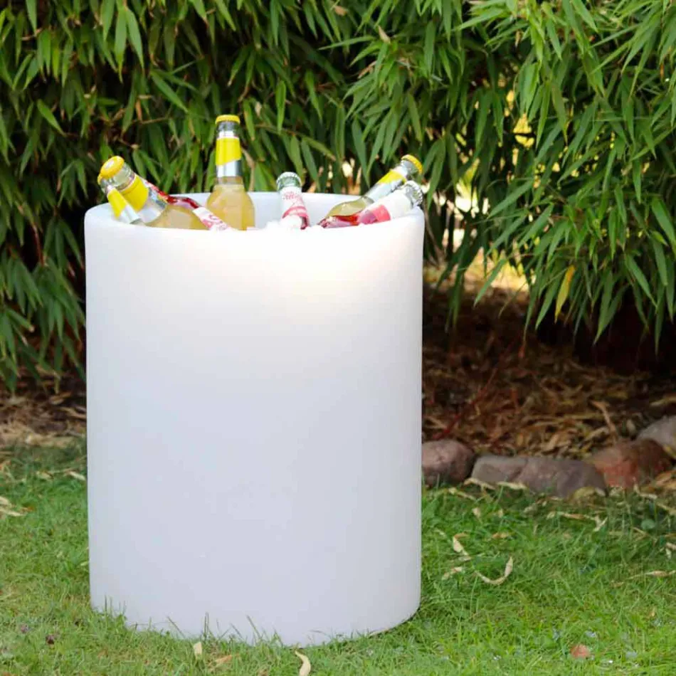 Lampa stołowa do projektowania zewnętrznego lub wewnętrznego z diodami LED, solarnymi lub E27 - Tamburostar Viadurini