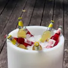 Lampa stołowa do projektowania zewnętrznego lub wewnętrznego z diodami LED, solarnymi lub E27 - Tamburostar Viadurini