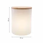 Lampa stołowa do projektowania zewnętrznego lub wewnętrznego z diodami LED, solarnymi lub E27 - Tamburostar Viadurini