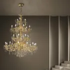 Żyrandol 27 świateł ze szkła weneckiego Ręcznie robione we Włoszech - Florentine Viadurini