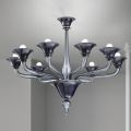 Żyrandol ze szkła weneckiego 8 lamp Made in Italy - Ismail