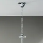 Żyrandol 8 Świateł Klasyczne Włoskie Szkło Ręcznie Robione Turkusowy - Similo Viadurini