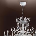 Żyrandol z 8 lampkami ze szkła weneckiego Made in Italy Classic - Florentine Viadurini