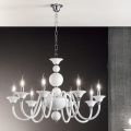Luksusowy włoski ręcznie robiony szklany żyrandol 8 lamp - Mindful