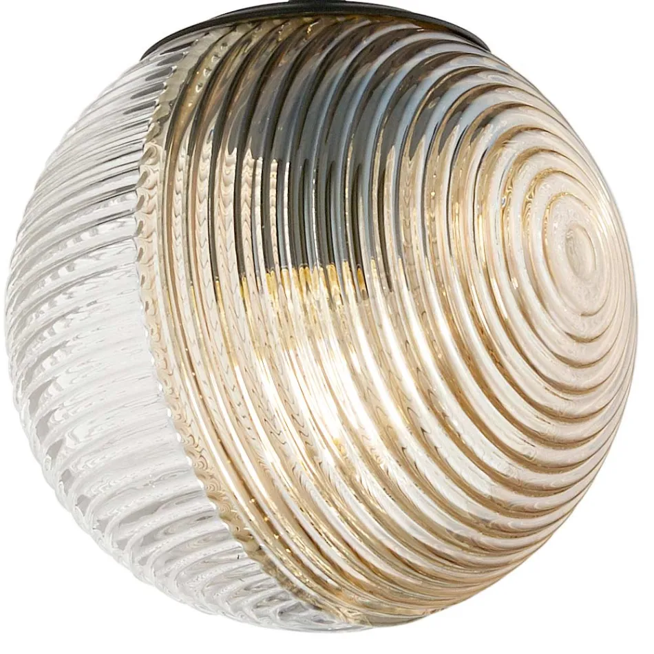 Żyrandol z 3 światłami ze szkła dmuchanego w kształcie kuli Made in Italy - Prilla Viadurini