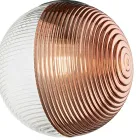 Żyrandol z 8 światłami ze szkła dmuchanego w kształcie kuli Made in Italy - Prilla Viadurini