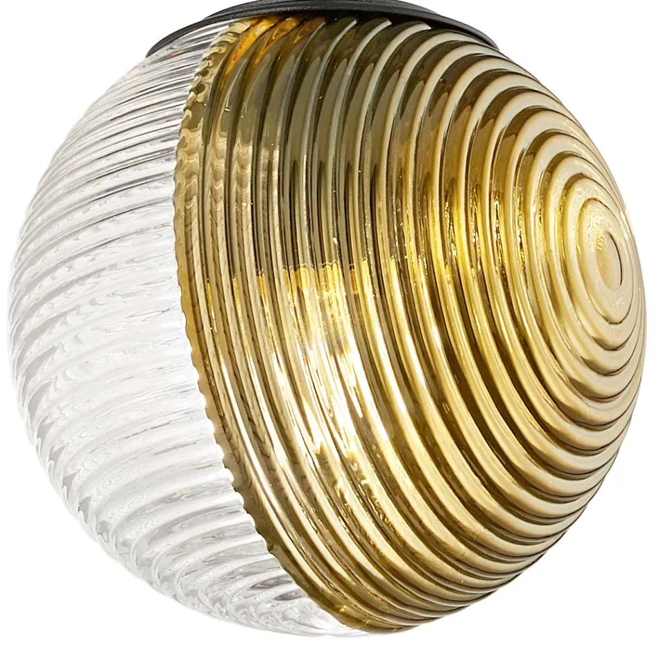 Żyrandol z 8 światłami ze szkła dmuchanego w kształcie kuli Made in Italy - Prilla Viadurini