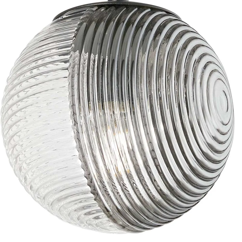 Żyrandol z 8 światłami ze szkła dmuchanego w kształcie kuli Made in Italy - Prilla Viadurini