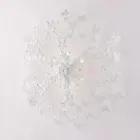 Kryształowy żyrandol wiszący, który podkreśli jasne wnętrza – Orchidea Viadurini