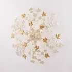 Kryształowy żyrandol wiszący, który podkreśli jasne wnętrza – Orchidea Viadurini