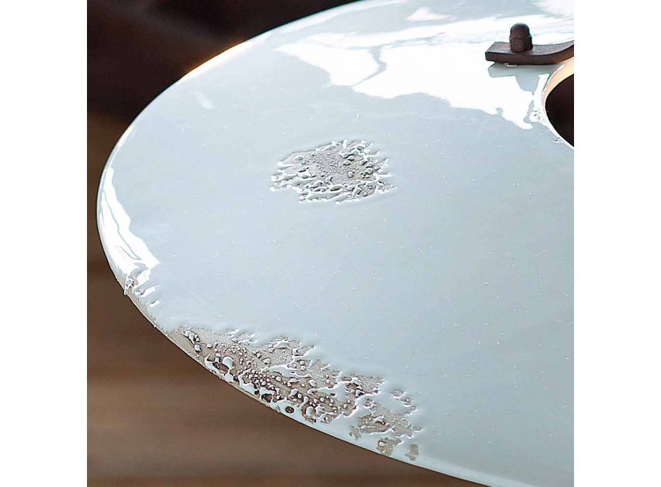 Żyrandol w kraju ceramiczne i metalowe Monica Ferroluce Viadurini