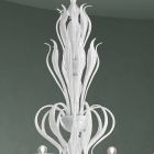 Żyrandol ze szkła weneckiego 12 świateł Ręcznie robiony we Włoszech - Agustina Viadurini