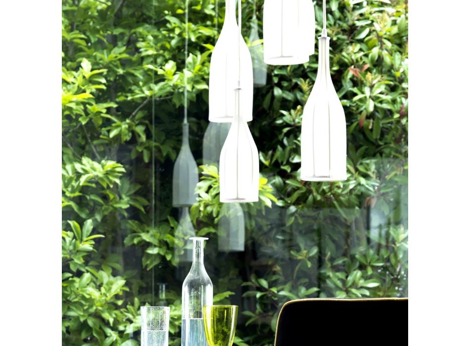 Lampa wiszaca design 6 punktowa Grilli Mathusalem made in Italy Viadurini