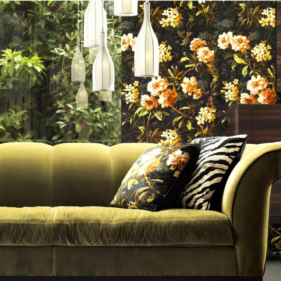 Lampa wiszaca design 6 punktowa Grilli Mathusalem made in Italy Viadurini