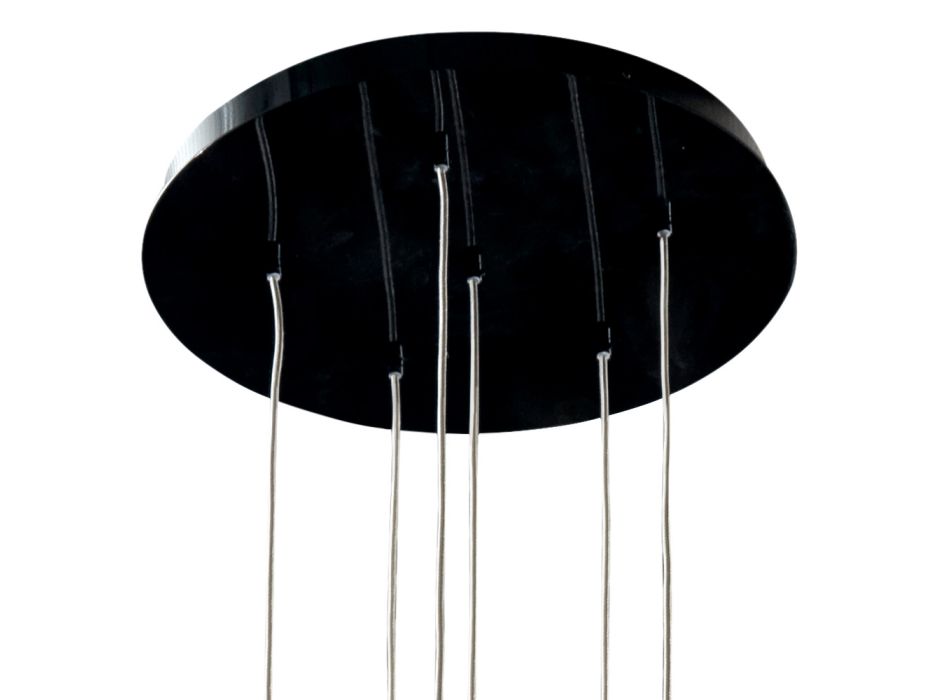 Lampa wiszaca design 6 punktowa Grilli Mathusalem made in Italy Viadurini