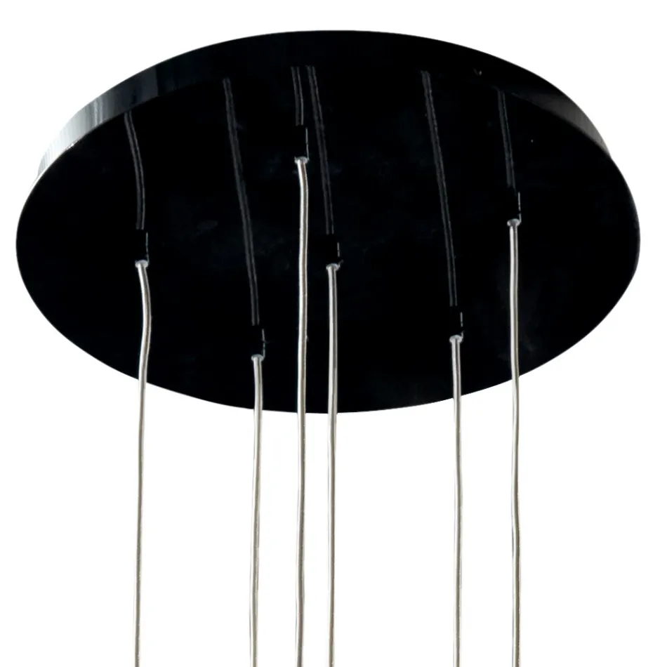 Lampa wiszaca design 6 punktowa Grilli Mathusalem made in Italy Viadurini