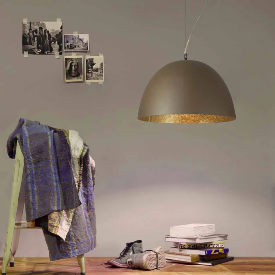 Nowoczesny design żyrandola In-es.artdesign H2o w kolorowym nebulicie Viadurini