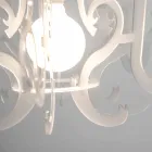 Nowoczesny żyrandol z pleksi, produkowany we Włoszech, Malito Viadurini