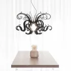 Nowoczesny żyrandol z pleksi, produkowany we Włoszech, Malito Viadurini