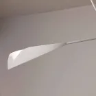 Ręcznie robiony żyrandol ze stali malowanej na biało Made in Italy - Elica Viadurini