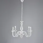 Drewniany żyrandol do dekoracji wnętrz, wyprodukowany we Włoszech - Siena Viadurini