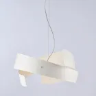 Asteroide: Czarny żyrandol z metalu i szkła do nowoczesnych przestrzeni. Viadurini