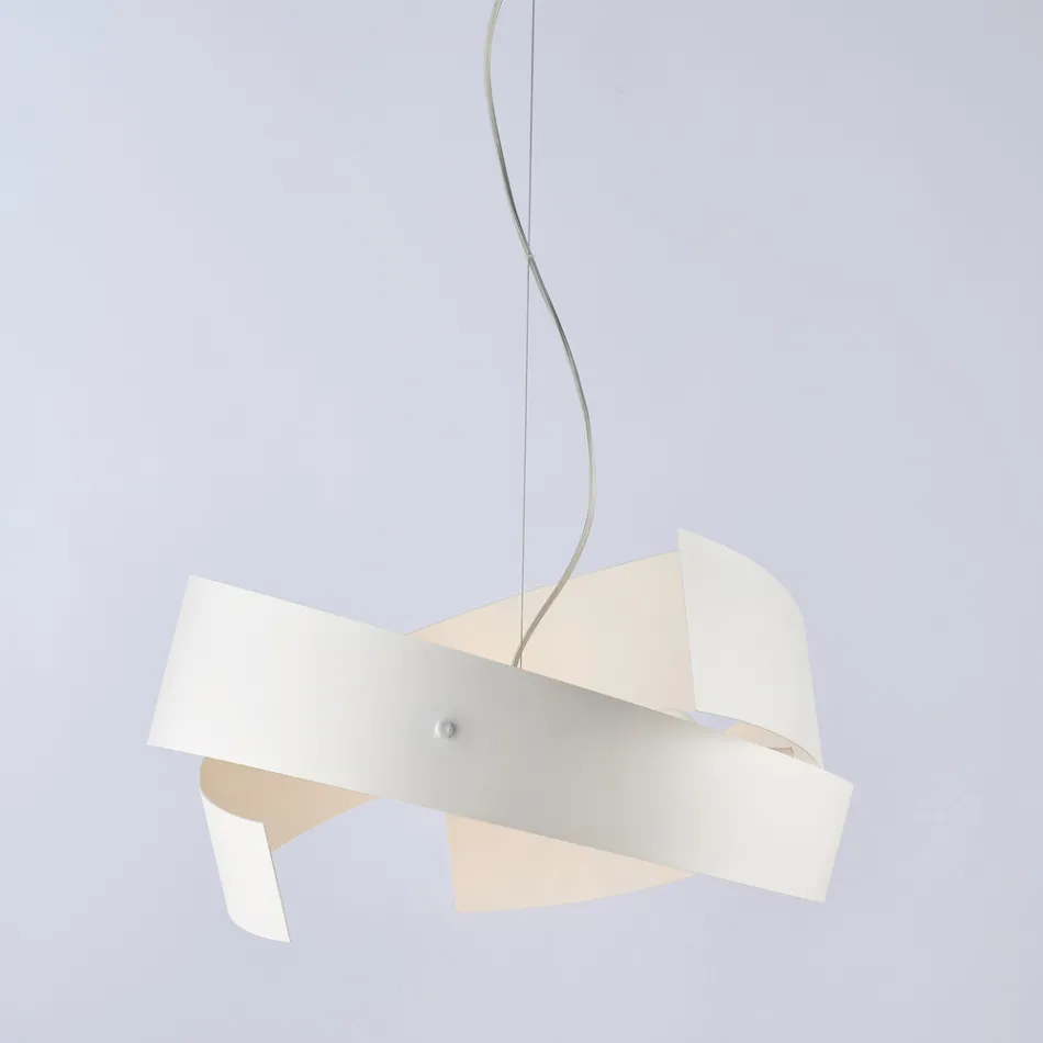 Asteroide: Czarny żyrandol z metalu i szkła do nowoczesnych przestrzeni. Viadurini