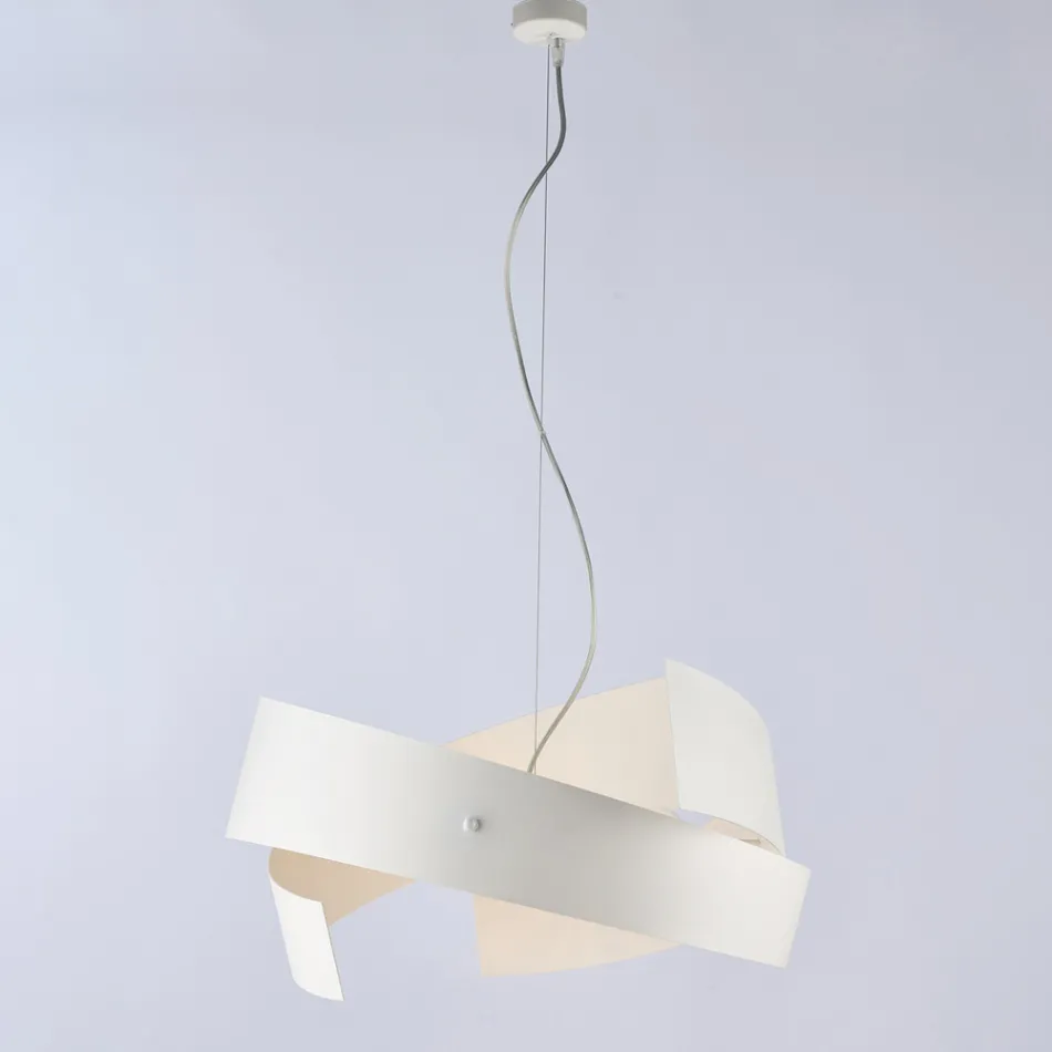 Asteroide: Czarny żyrandol z metalu i szkła do nowoczesnych przestrzeni. Viadurini