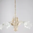 Żyrandol z metalu i szkła do oświetlenia wyrafinowanych wnętrz – Sirio Viadurini