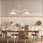 2-punktowy szklany metalowy żyrandol do oświetlenia wnętrz - Musca Viadurini