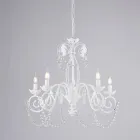 Metalowy żyrandol do jasnych i przytulnych wnętrz – Perla Viadurini