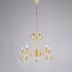 Metalowy żyrandol do jasnych i przytulnych wnętrz – Perla Viadurini