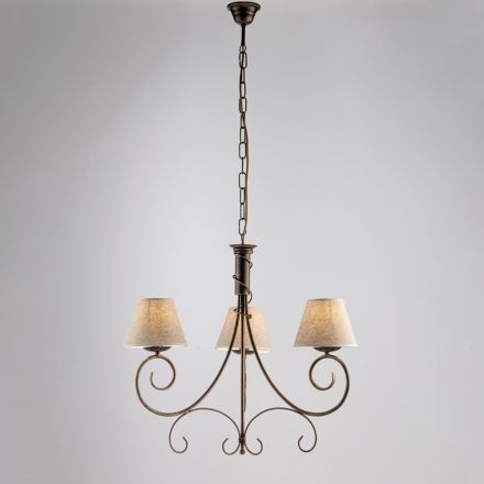 Dwuczęściowy żyrandol ze szkła i metalu do eleganckich wnętrz – Draco Viadurini