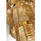 Nowoczesny żyrandol 12 lamp z włoskiego luksusowego ręcznie wykonanego szkła - Valadier Viadurini