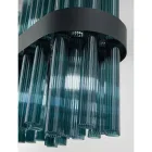 Nowoczesny włoski ręcznie robiony luksusowy żyrandol z dmuchanego szkła - Maesta Viadurini