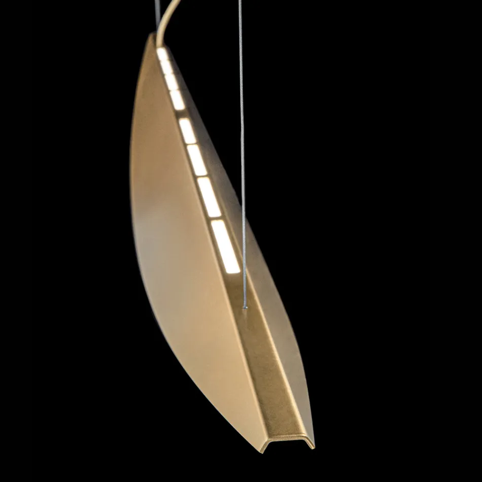 Żyrandol z recyklingowanego aluminium w różnych kolorach - Mila Viadurini