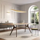 Żyrandol z recyklingowanego aluminium w różnych kolorach - Mila Viadurini