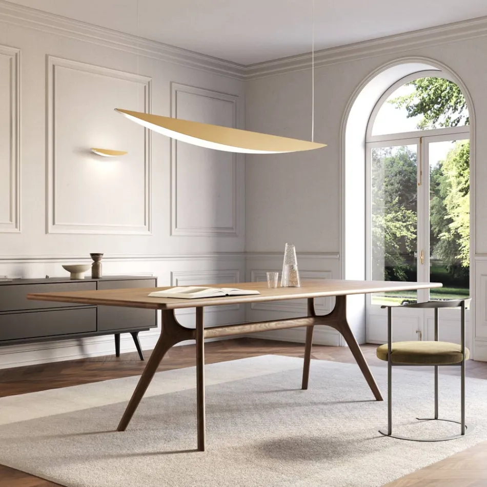 Żyrandol z recyklingowanego aluminium w różnych kolorach - Mila Viadurini