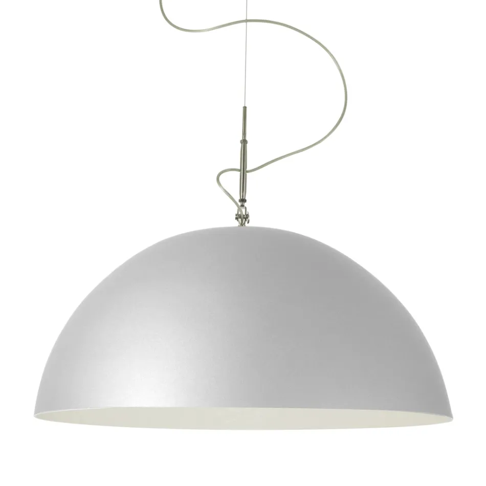 Żyrandol wiszący z Laprenu i Nebulitu - Mezza Luna autorstwa In-es.artdesign Viadurini