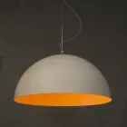 Żyrandol wiszący z Laprenu i Nebulitu - Mezza Luna autorstwa In-es.artdesign Viadurini