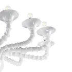 Żyrandol w stylu klasycznym z ręcznie dmuchanego szkła weneckiego - Vanity Viadurini